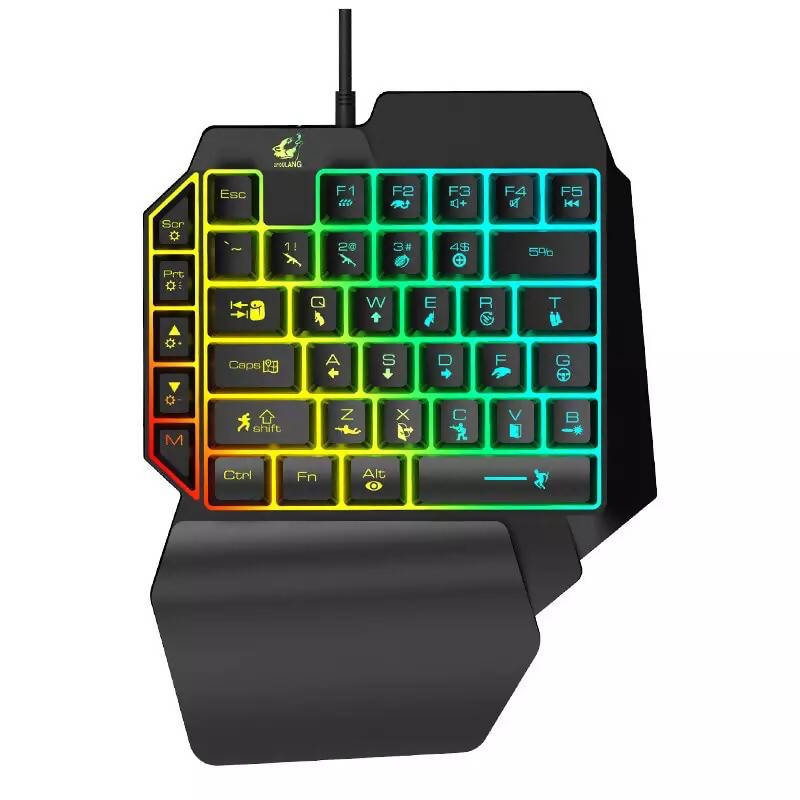 Single Hand Mechanical Gaming Keyboard | Best Gaming Keyboards in Bahrain | Gaming Accessories | Halabh.com