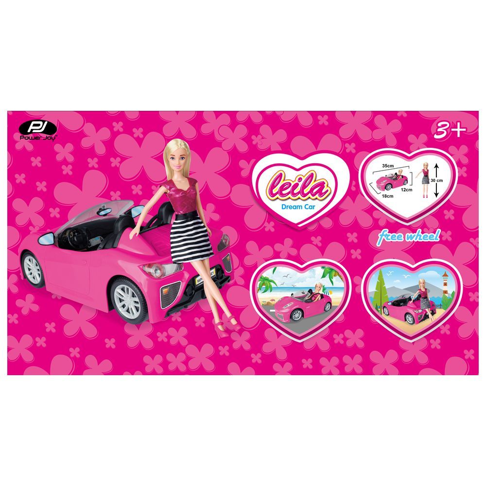 Power Joy Playset | ALGT Toys | Age 3 and Above Kids | Fashion Doll | Toy Car | Vehicle Toy | Toy Doll and Car | Toys for Kids in Bahrain | Halabh.com