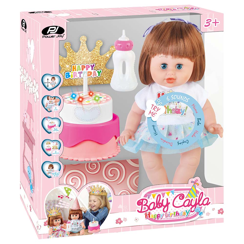 Power Joy Toys | ALGT Toys | Age 3 and Above Kids | Baby Doll | Barbie Birthday | Birthday Doll | Character Toy | Doll | Doll Playset | Fun Toy | Toys for Kids in Bahrain | Halabh.com