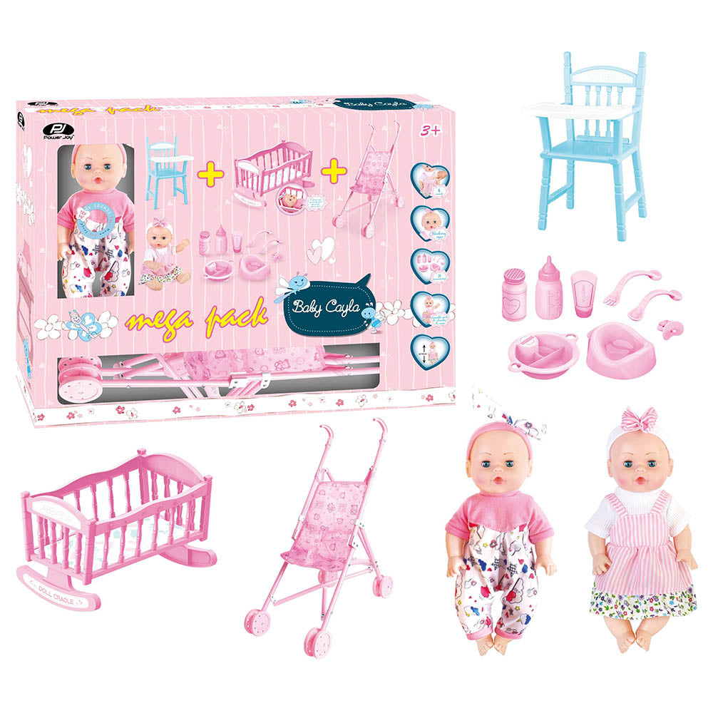 Power Joy Toys | ALGT Toys | Age 3 and Above Kids | Baby Doll | Mega Doll Set | Character Toy | Doll | Doll Playset | Fun Toy | Toys for Kids in Bahrain | Halabh.com