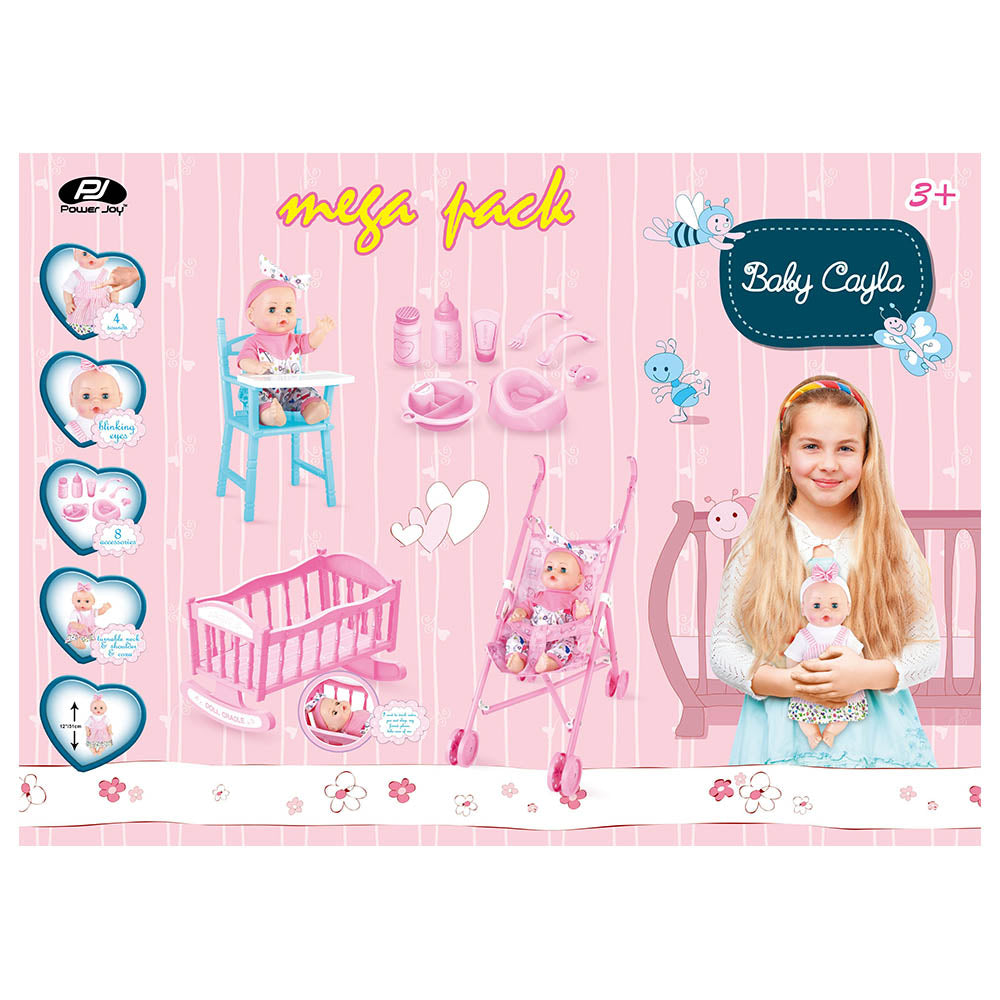 Power Joy Toys | ALGT Toys | Age 3 and Above Kids | Baby Doll | Mega Doll Set | Character Toy | Doll | Doll Playset | Fun Toy | Toys for Kids in Bahrain | Halabh.com