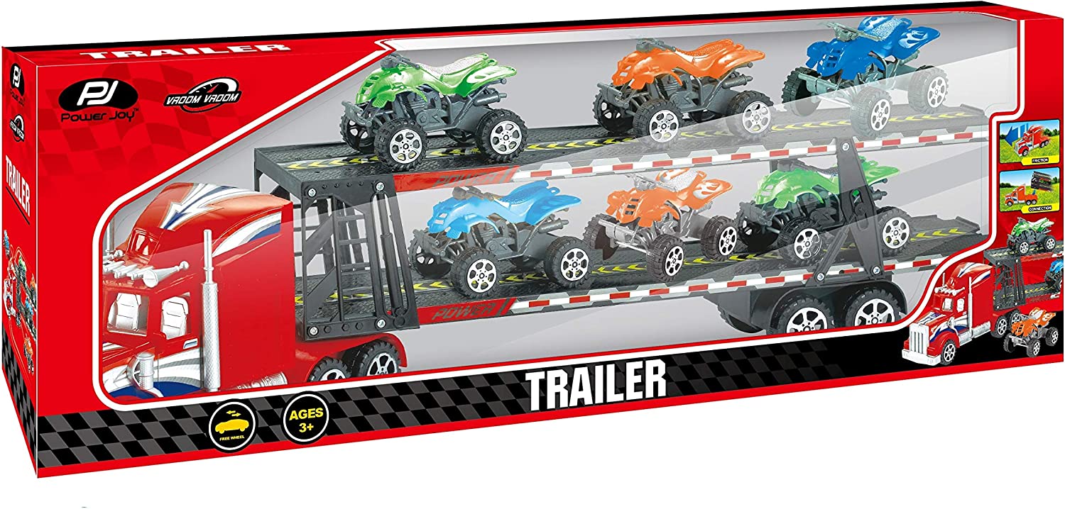 Power Joy Toys | ALGT Toys | Age 3 and Above Kids | Diecast Cars | Vehicle Toy | Trailer Toy | Toys for Kids in Bahrain | Halabh.com