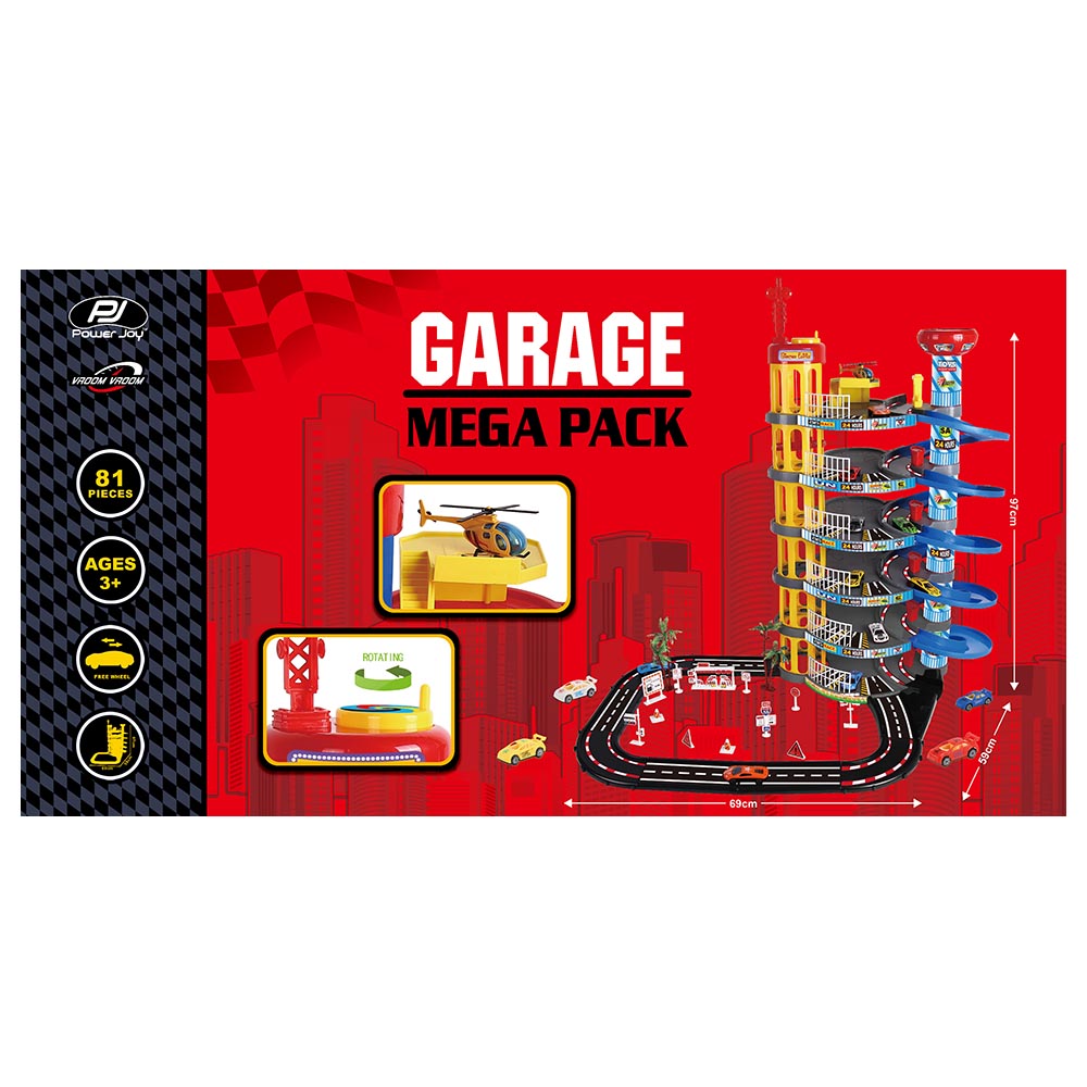 Power Joy Toys | ALGT Toys | Age 3 and Above Kids | Garage Toys | Wheel Garage | Racing Car Track | Toys for Kids in Bahrain | Halabh.com