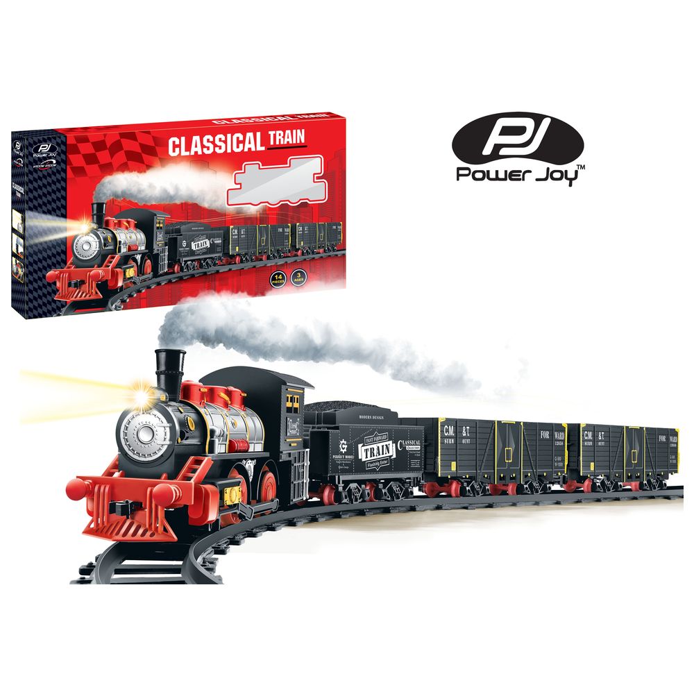 Power Joy V Vroom Classic Train Toys for Kids