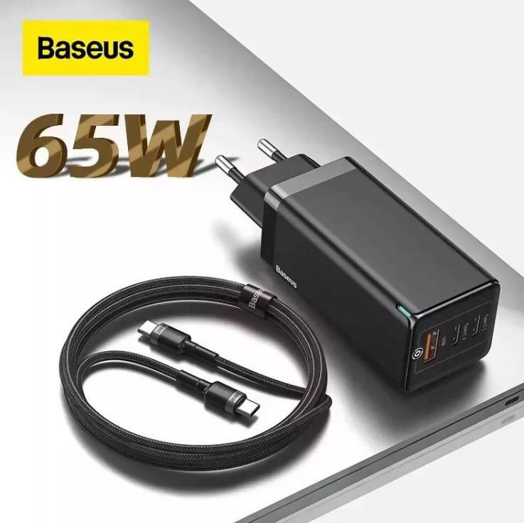 Baseus Gan pro 65 Watt fast charging adapter,,,,,, for laptop and smart phone