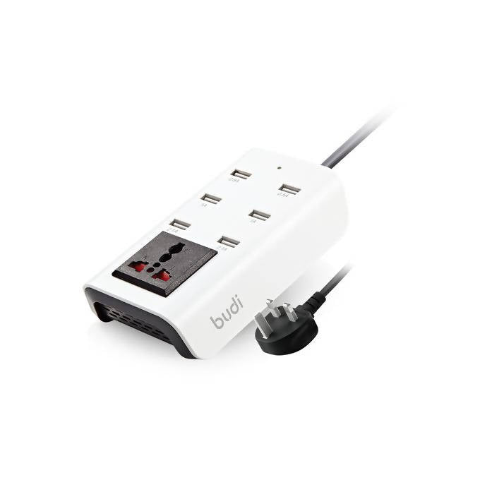 Budi USB Ports 24 Watt Fast Home Charger White