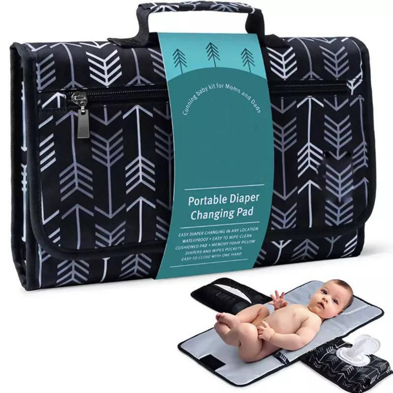 Baby Multifunctional Foldable Storage Bag High Quality Wipe Clean Surface Infant Changing Pad Waterproof Diaper Changing Mat