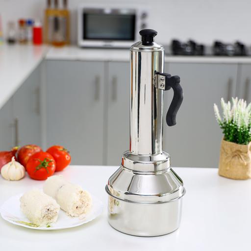 Royalford Whistling Puttu Maker Stainless Steel Silver