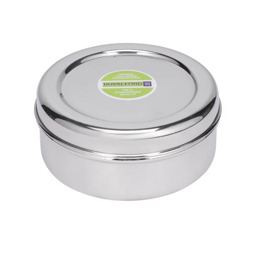 Royalford Stainless steel Puri Dabba 12.7 Cm