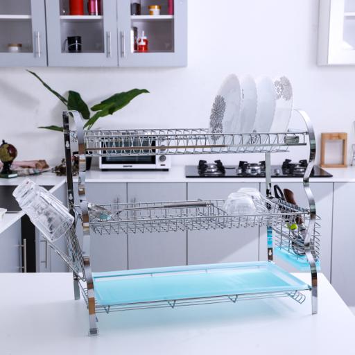 Royalford  3 Layer Dish Rack Silver