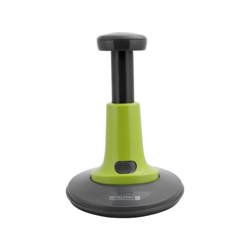 Royalford Push Handle Salad Maker 3 Blade 1.2 Litre Black & Green