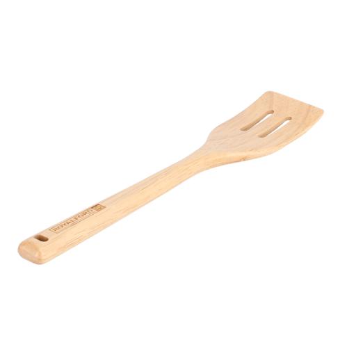 Royalford RF9793 Royalford Rubber Wood Slotted Turner 30*6Cm