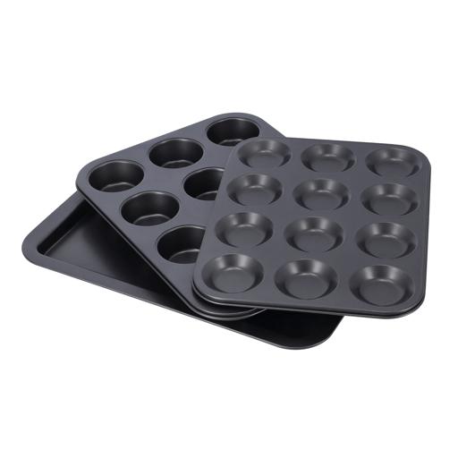 Royalford 3 Piece Baking Set Black