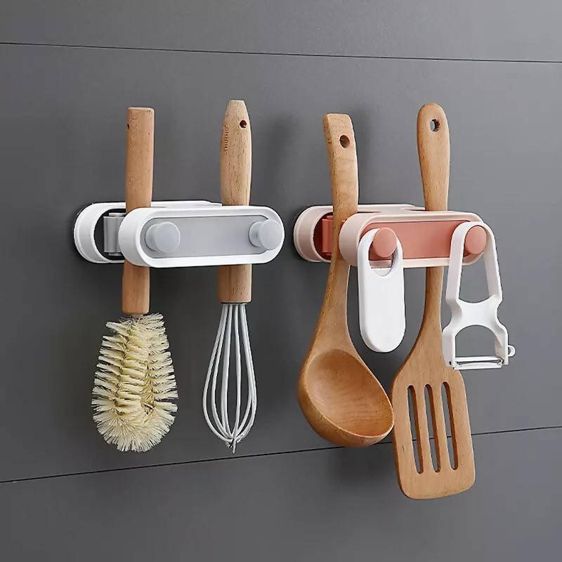 Mop Hooks Multi-Purpose RackBrush Broom Hanger Hook Wall Mounted Mop Organizer Holder Kitchen Strong Hooks Seamless Hook