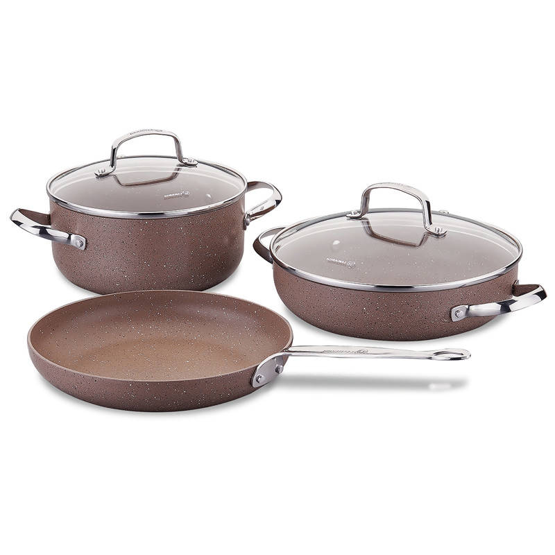 Korkmaz Browni 5 Pcs Cookware Set