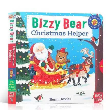 Original Children Popular Books Bizzy Bear Christmas Helper Board book Colouring English Activity Picture Book for Kids