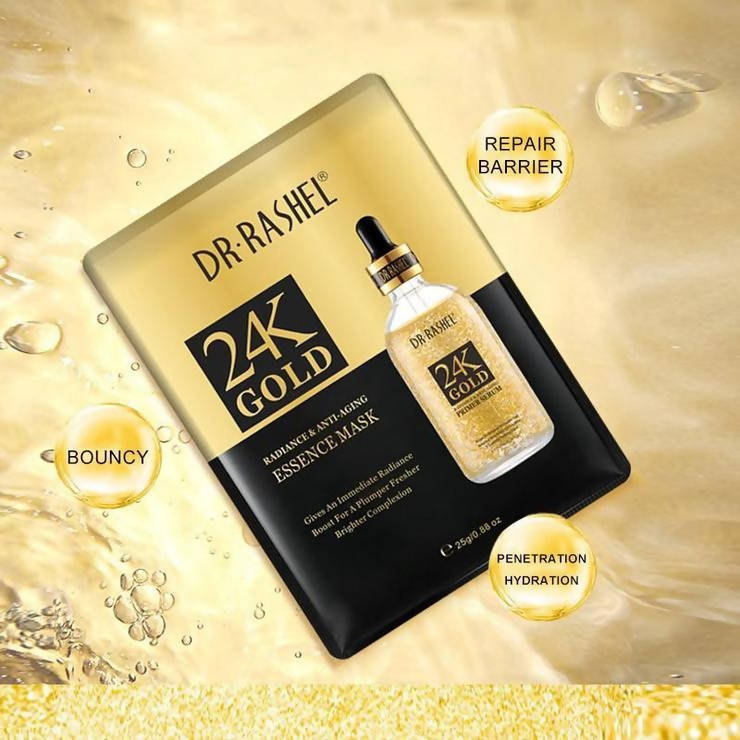 DR Rashel 24k Gold Radiance And Anti Aging Essence Mask