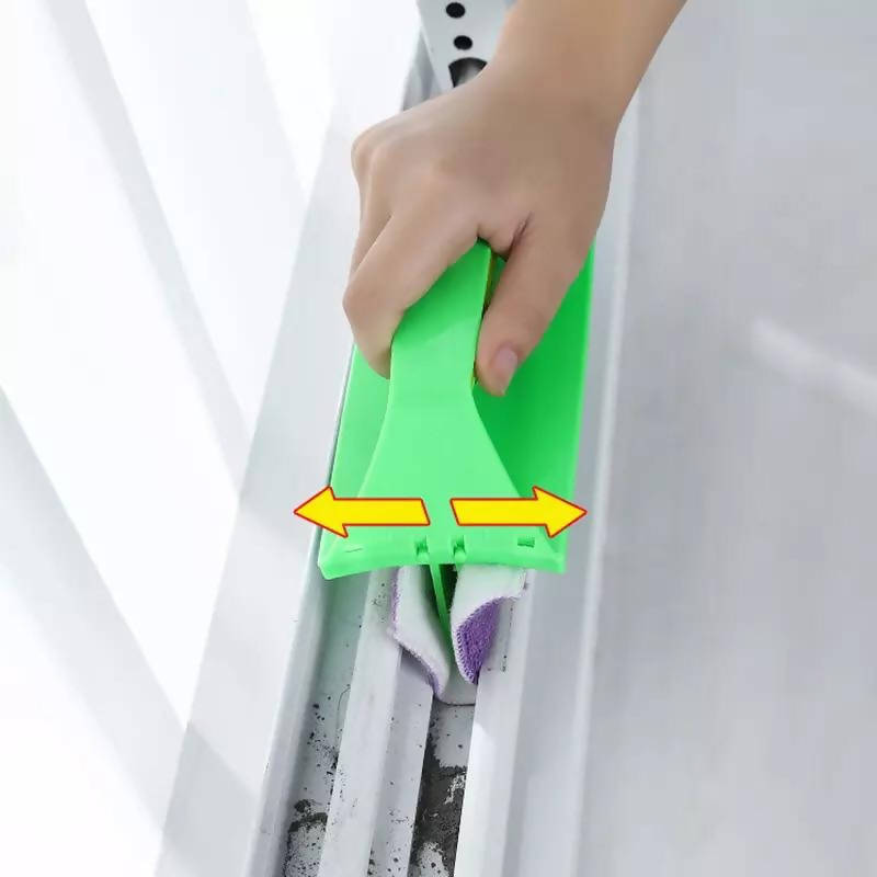 Multipurpose Creative Window Groove Cleaning Cloth Window Cleaning Brush Windows Slot Cleaner Brush Clean Window Slot Clean Tool