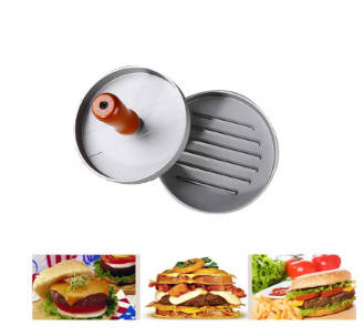 Metal Patty Make Hamburger Pressesr Machine Meatloaf Stainless Steel Mold Hamburger Presses Patties 4.7inch