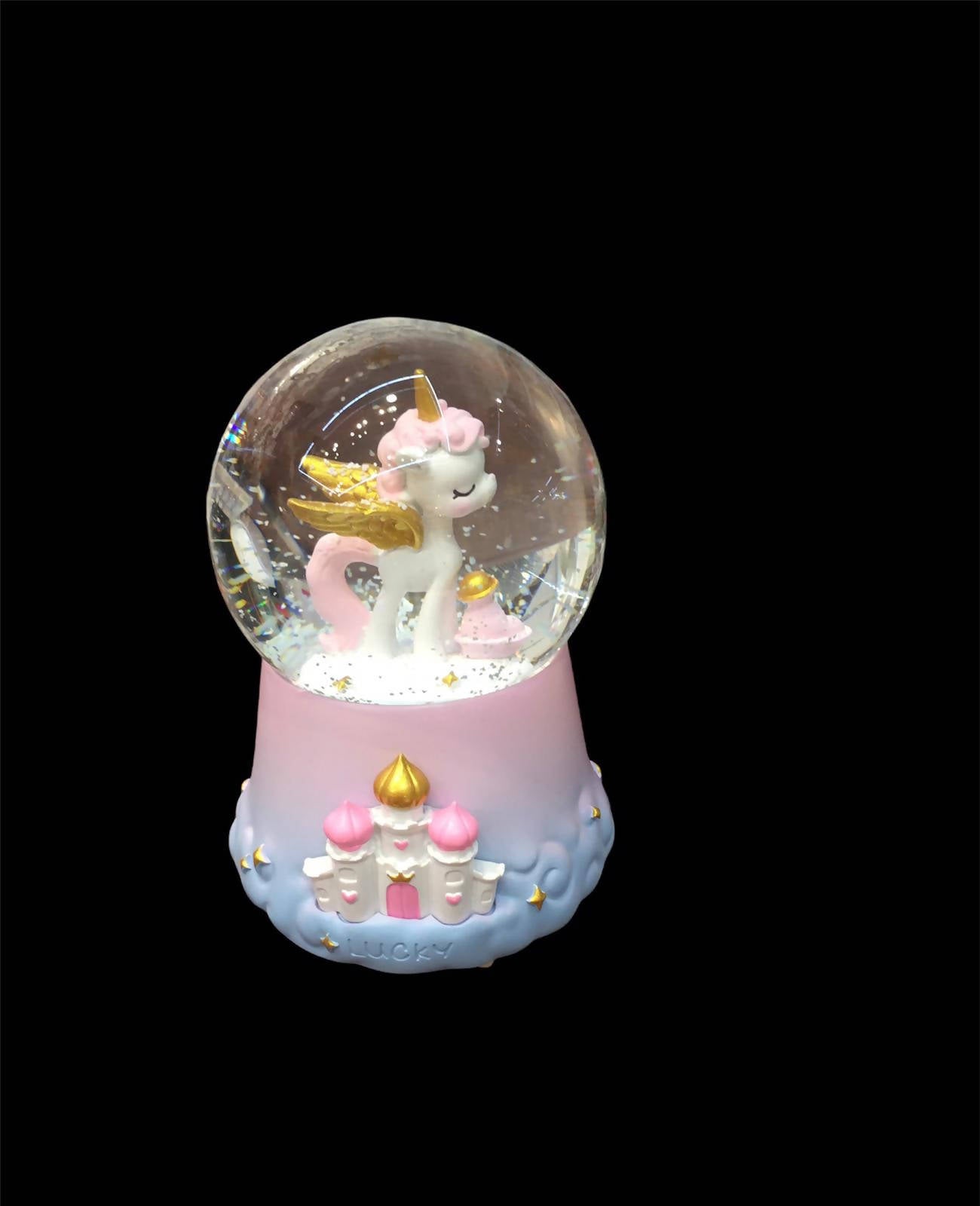 Creative Music Box Crystal Ball With Snow Music Decoration