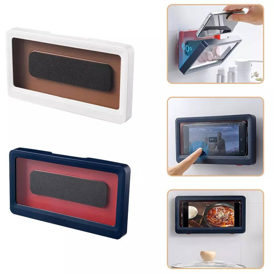 Waterproof Phone Case Bathroom Wall Mounted