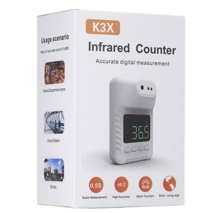 K3X Infrared Counter Accurate Digital Measurement White