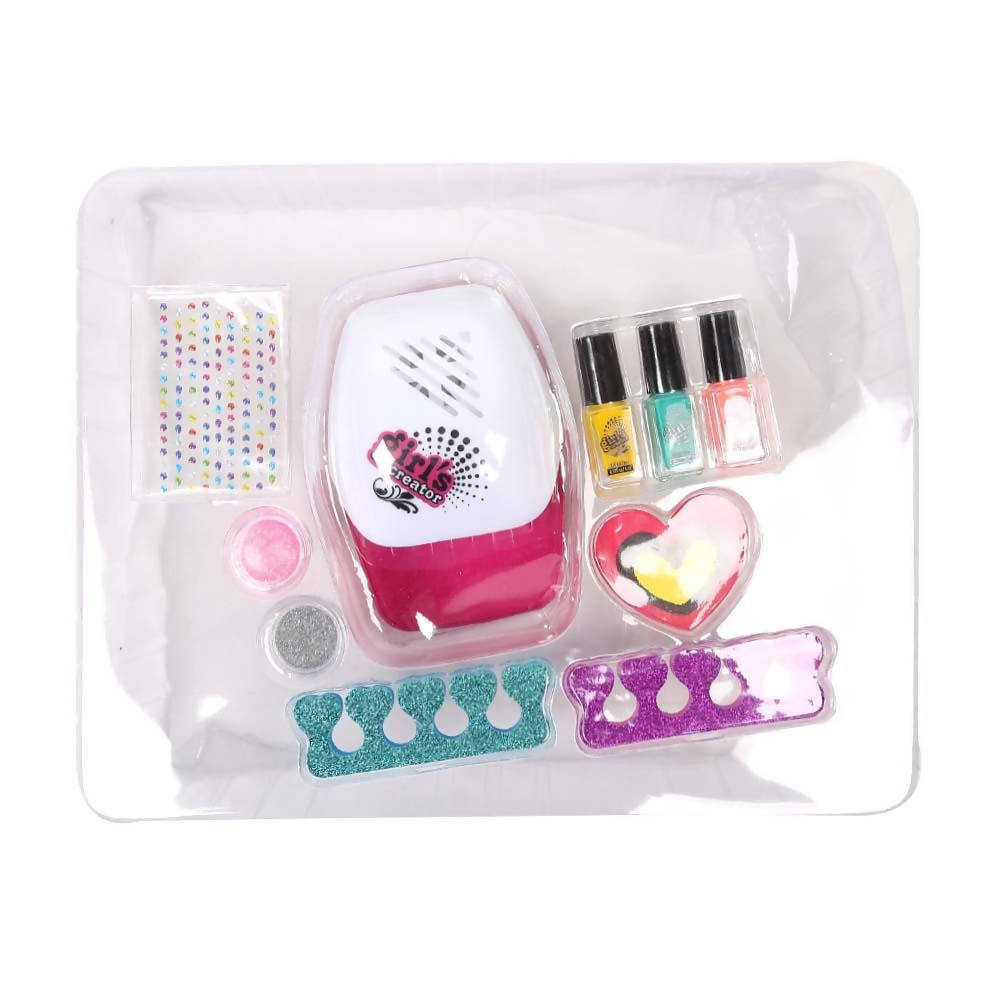 Nail Polish Set With Dryer Girls Beauty