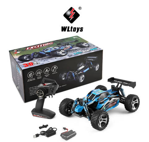 RC Car 1/18 4WD 2.4G Radio Control Remote Vehicle Models Full Propotional High Speed 30km/H Off Road RC Cars Toys