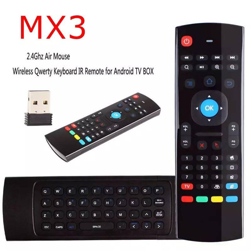 2.4G MX3 Air Mouse Smart Voice Remote Control RF Wireless Keyboard IR Learning fly Mouse MX3