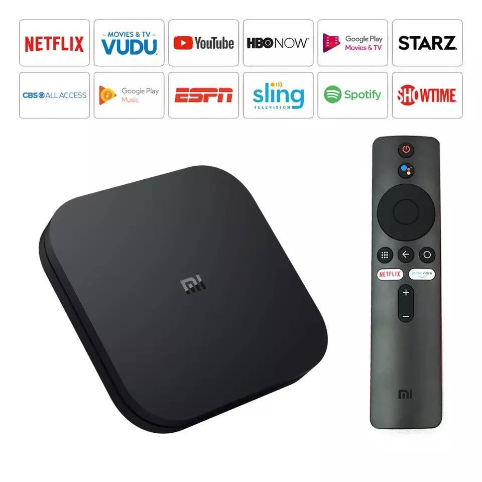 Global Xiaomi Mi TV Box S 4K HDR Android TV 8.1 Ultra HD 2G 8G WIFI Google Cast Netflix IPTV Set top Box 4 Media Player