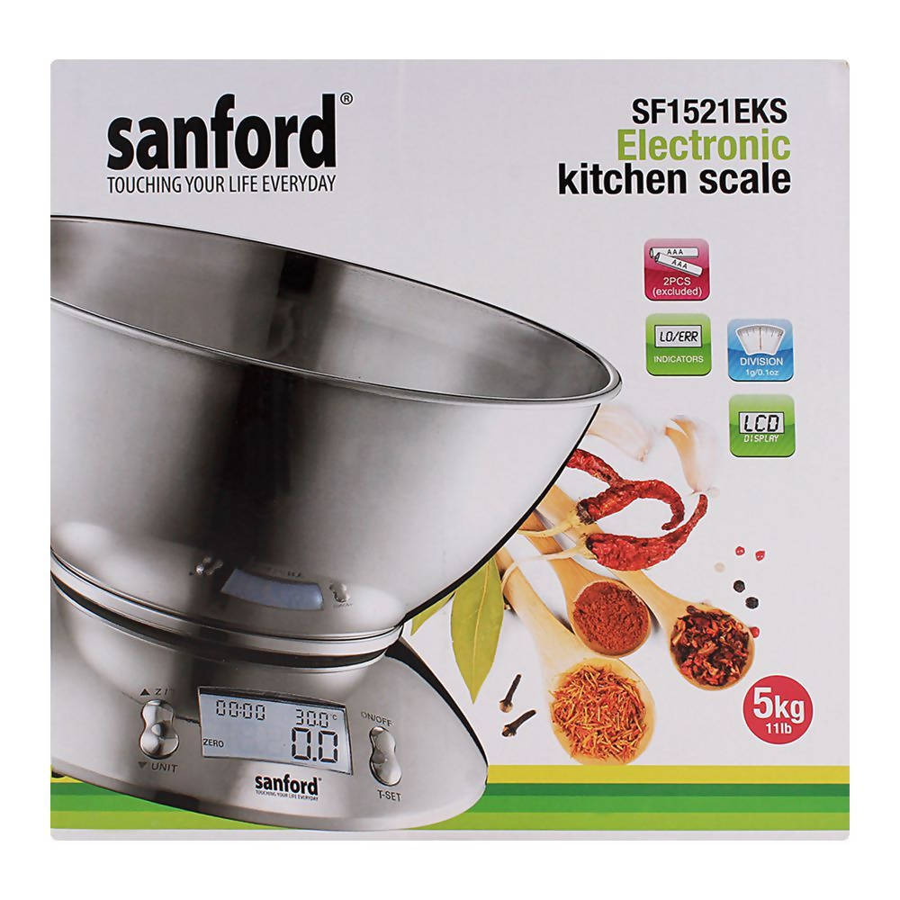 Sanford Electrical Kitchen Scale Silver