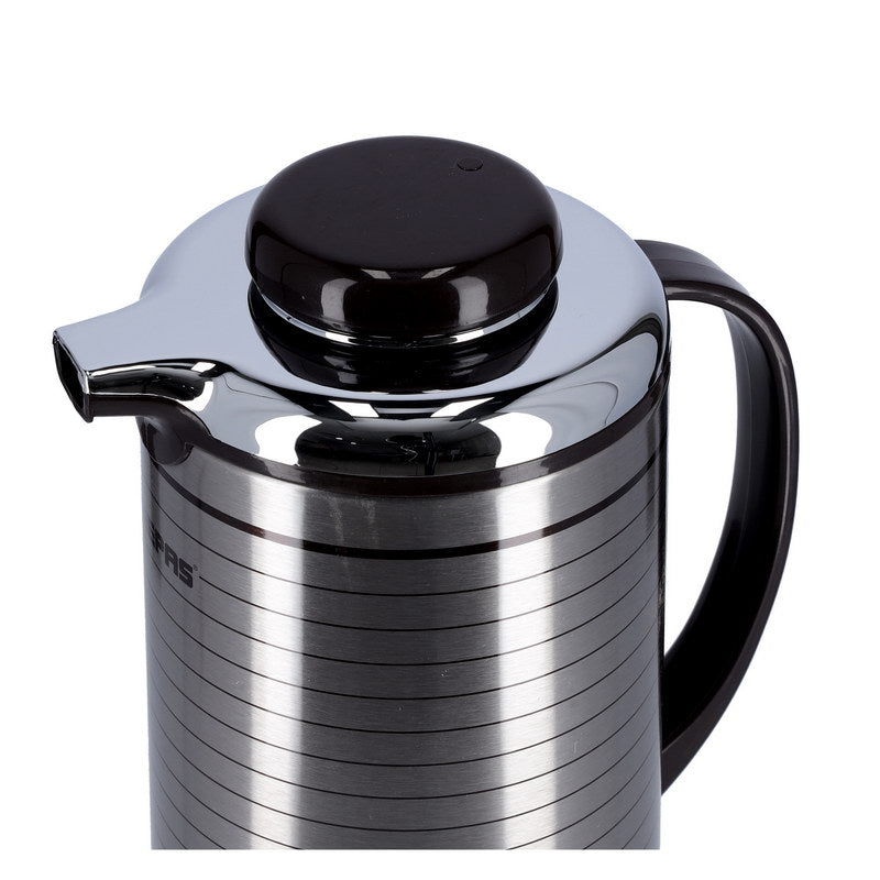 Geepas 1.3L Hot & Cold Vacuum Flask - Double Walled Stainless Steel for Tea,  Coffee, Hot