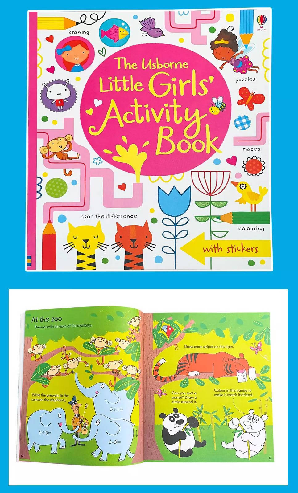 Activity work Books in English Children Scene