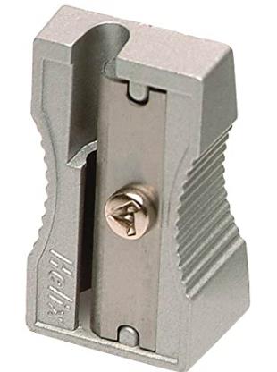 Helix Oxford Single Hole Metal Pencil Sharpener