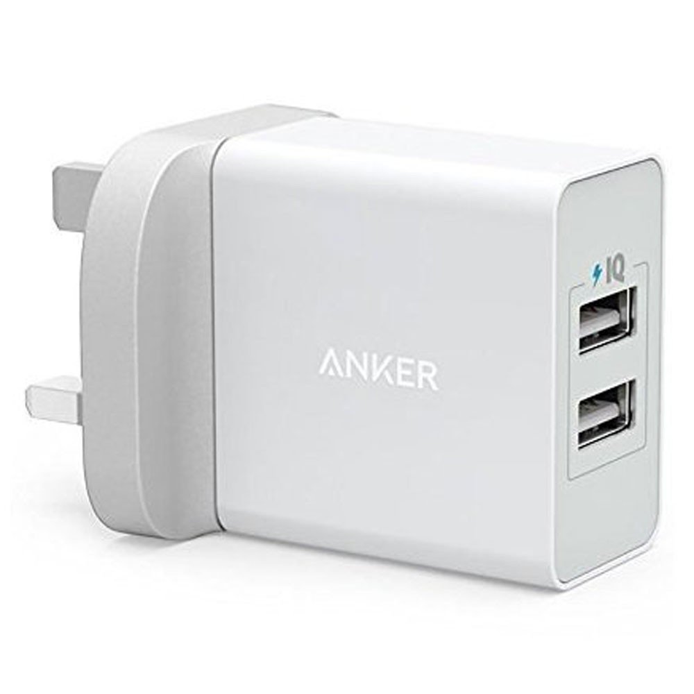 Anker Powerport 24W 2 USB Port White