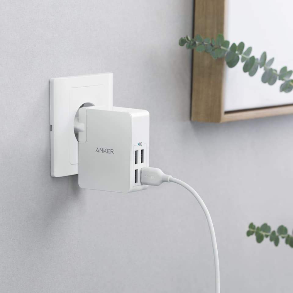 Anker Powerport 4 Lite White