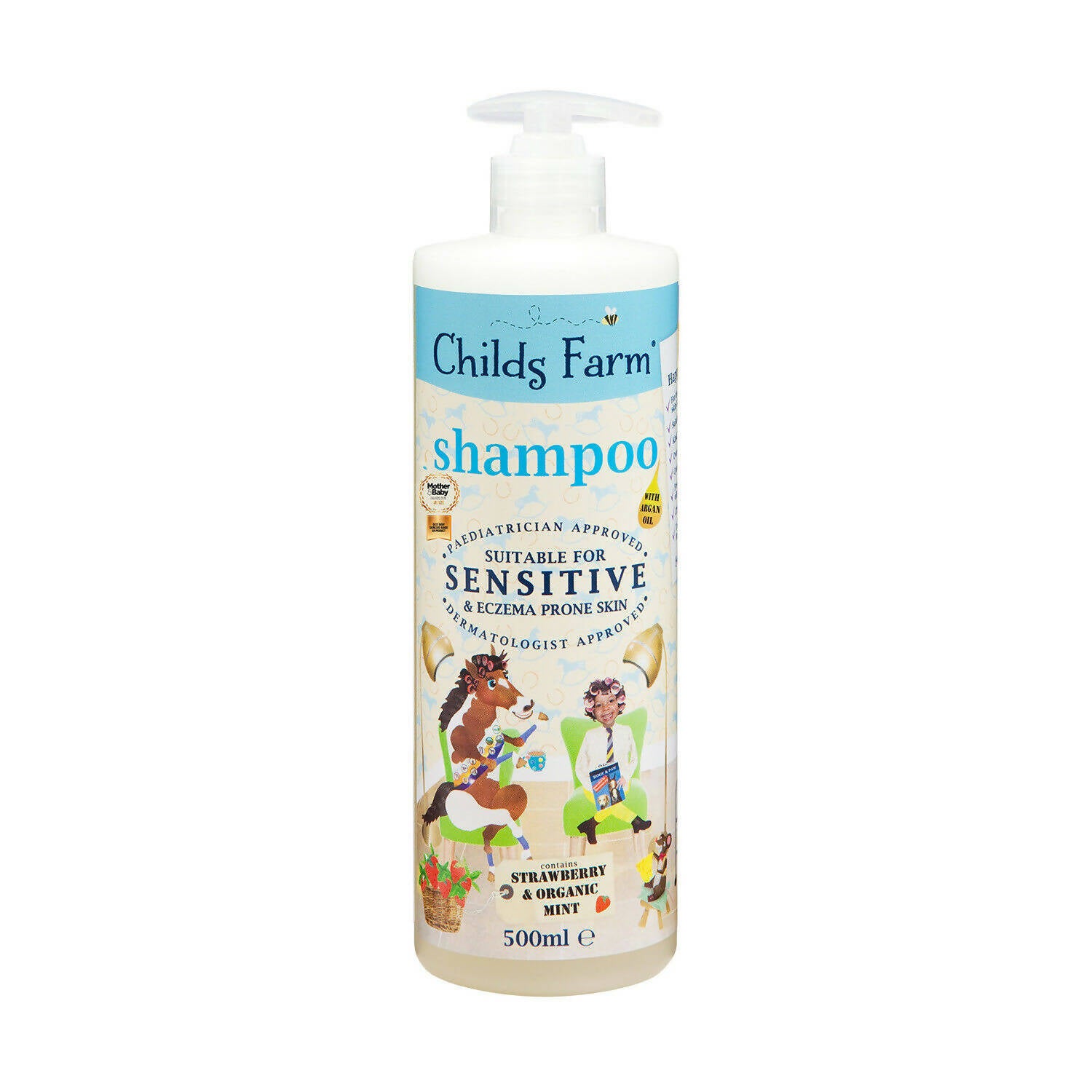 Childs Farm Shampoo Strawberry And Organic Mint 500ML