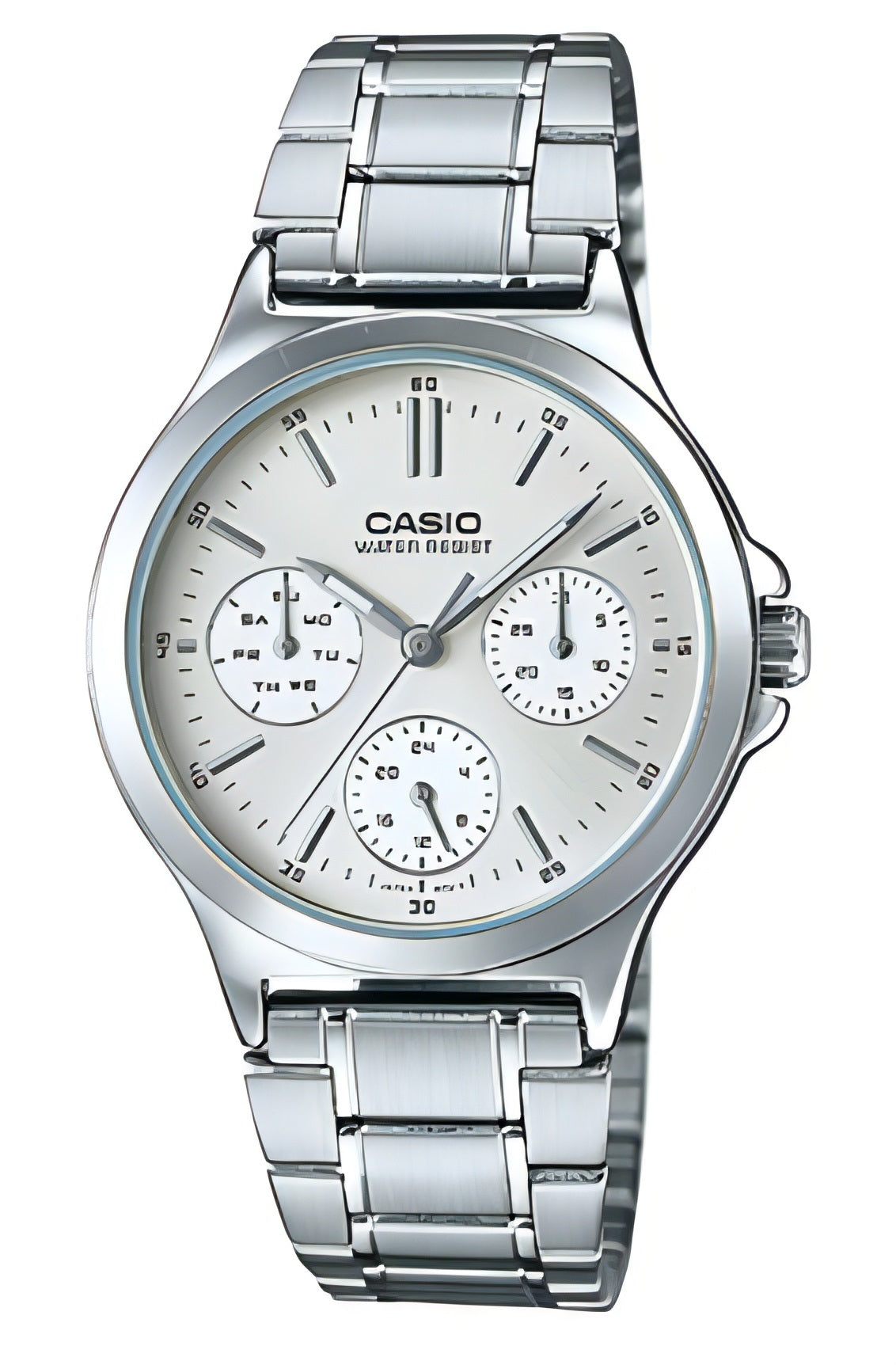 Casio General Womens Watch - LTP-V300D-7AUDF | Stainless Steel | Mesh Strap | Water-Resistant | Minimal | Quartz Movement | Lifestyle | Business | Scratch-resistant | Fashionable | Halabh.com