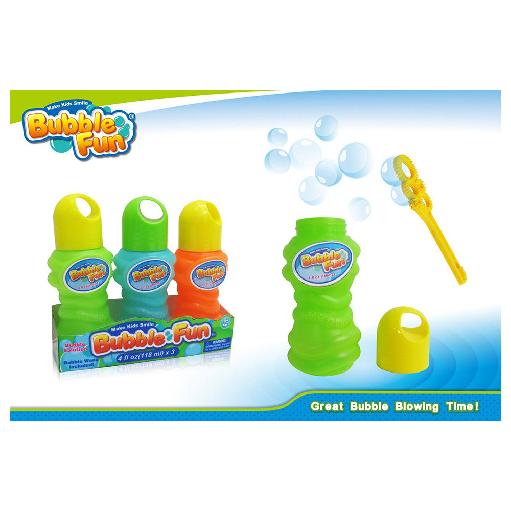 P.Joy Bubble  Water  Set 3 4oz Bd1.810