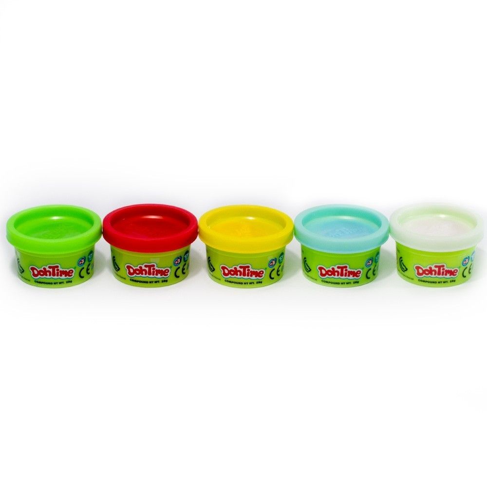 Doh Time Arts & Crafts Toy 5 Color Dough