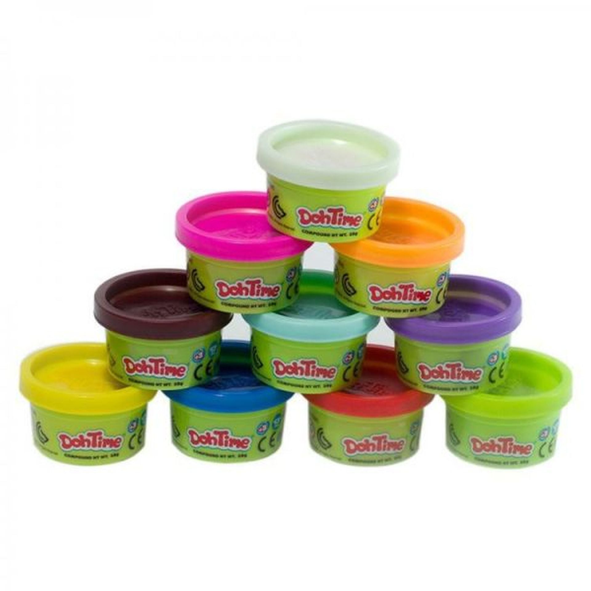 Doh Time Tube Party Pack Of 10 Colors