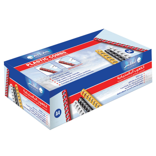 Atlas Bind Comb A4 22mm Box White