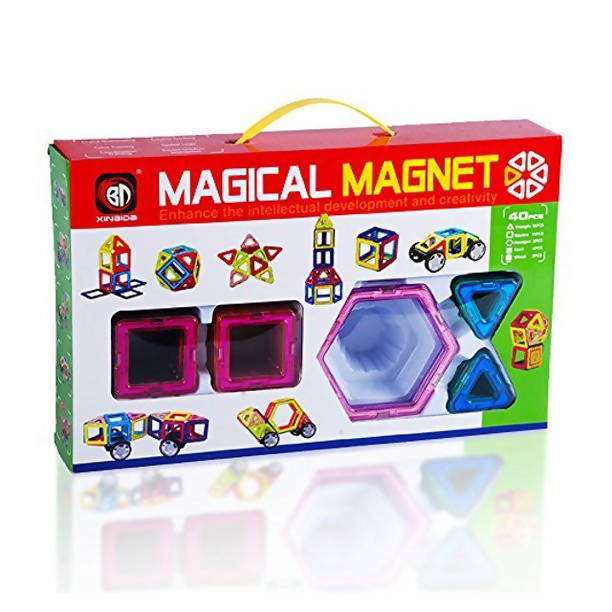 Xinbida Magical Magnet Building Learning Toy Creative Construction Shapes