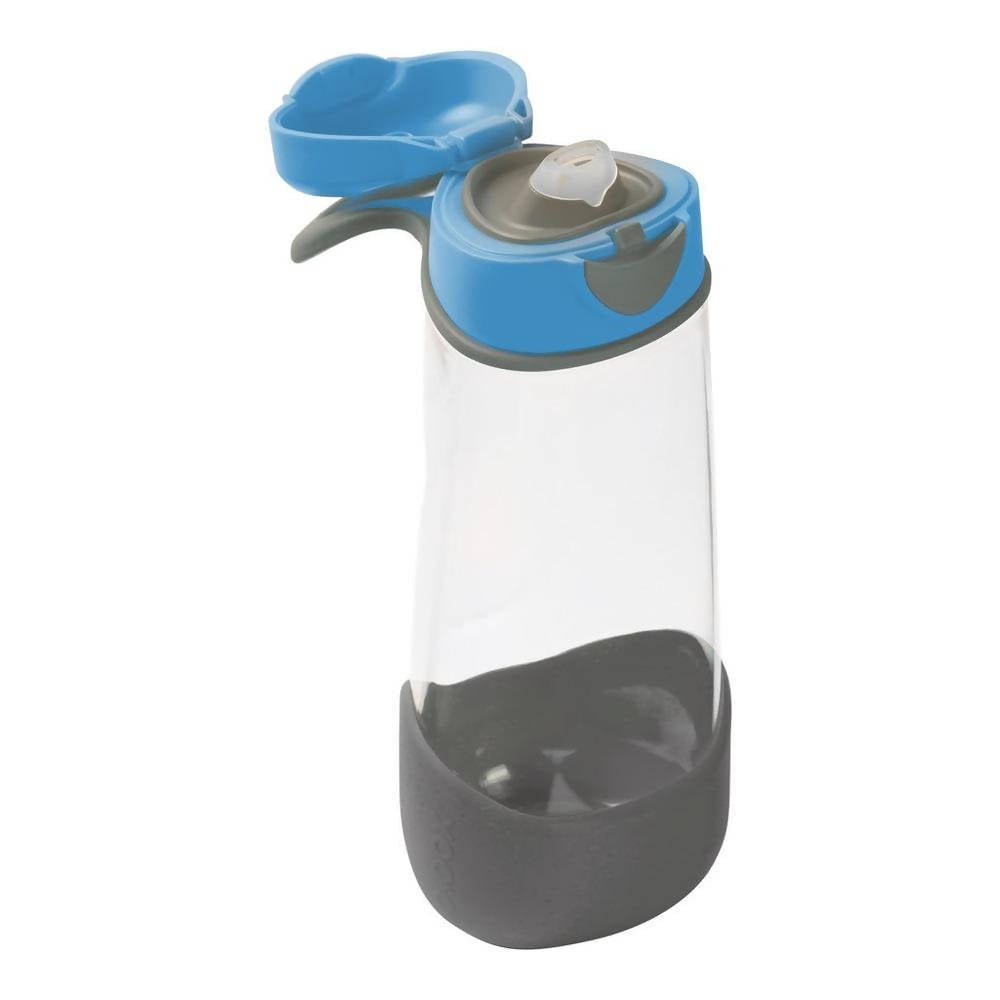 B.Box Sports Spout Bottle Blue Slate 600ml