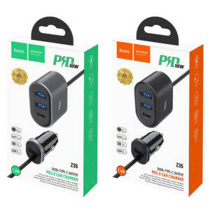 Car charger “Z35 Companheiro” PD3.0 with extention cable