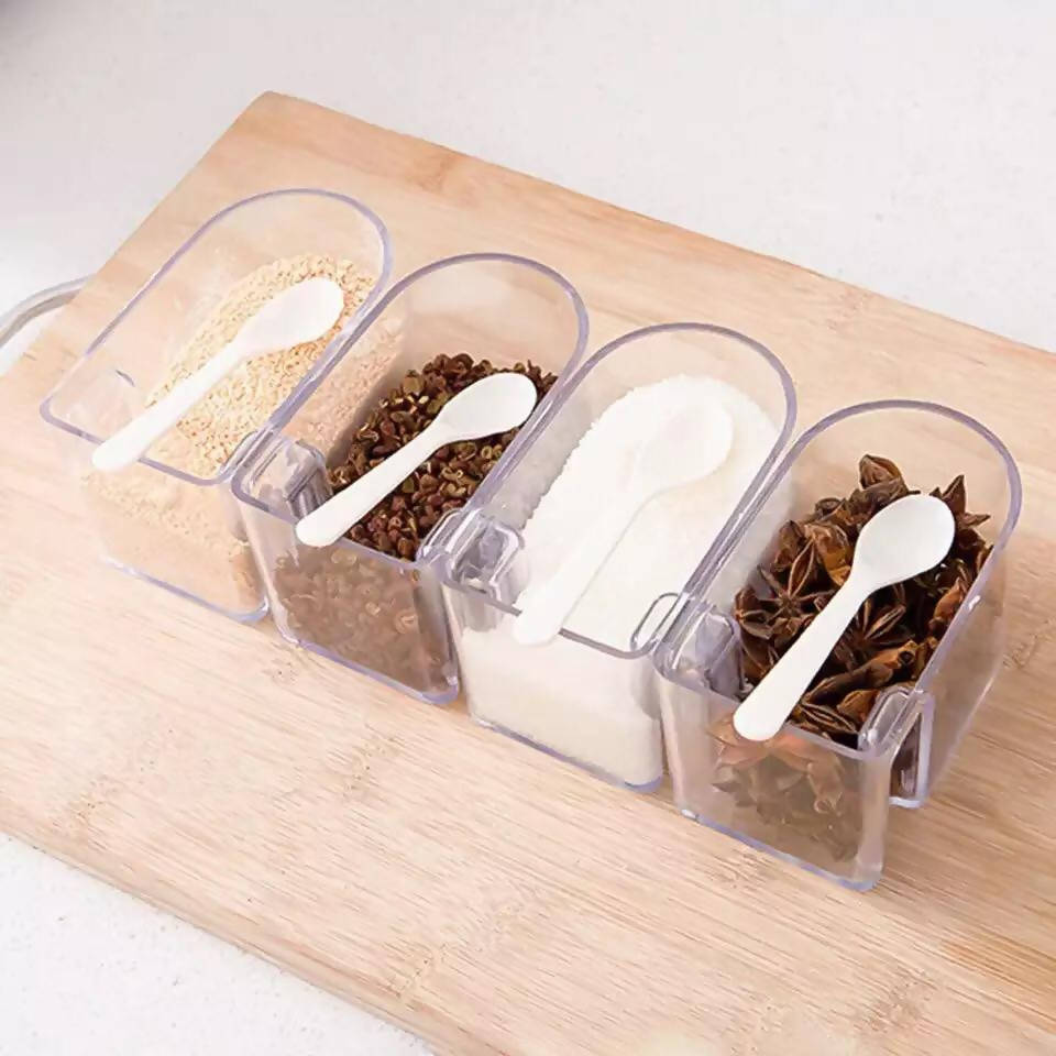 Kitchen Wall-mounted Seasoning box set Household supplies Spice jar storage box