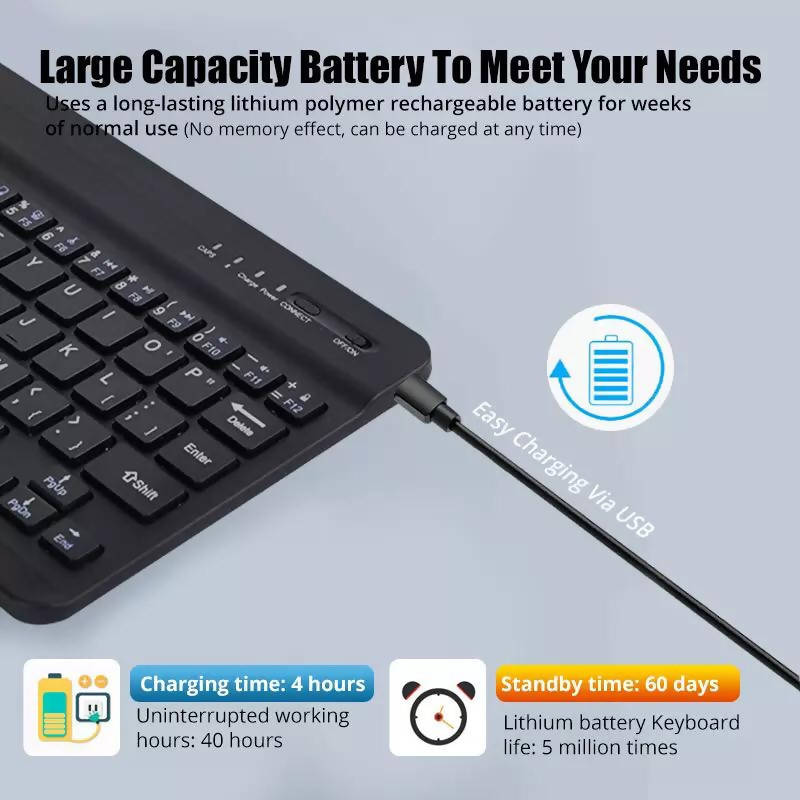 Mini Wireless Keyboard For Ipad Android Windows Tablet Bluetooth Keyboard For Iphone Xiaomi Samsung Smartphone Key board