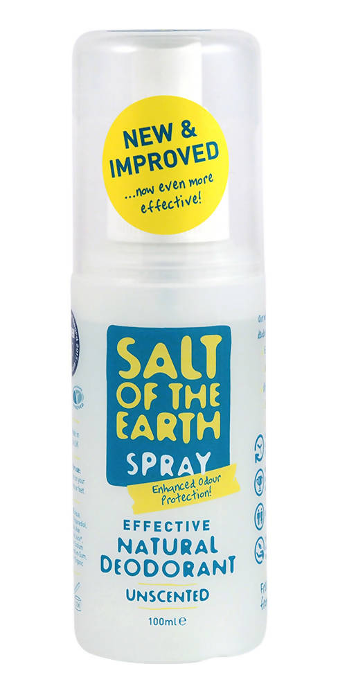 Salt Of The Earth Natural Deodorant Spray Unscented 100ml