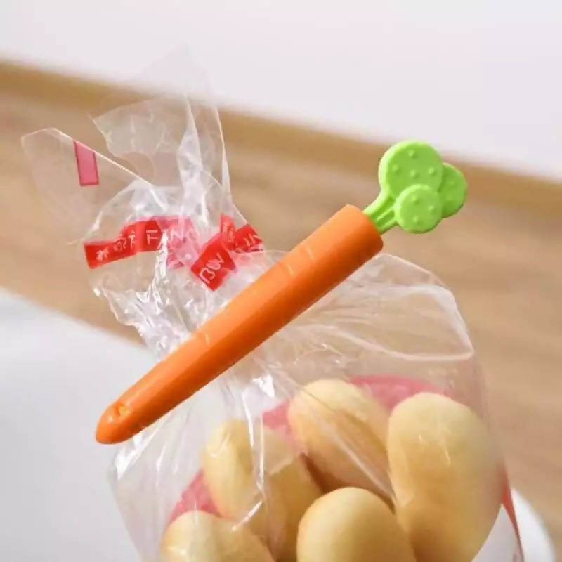 5PCS Food Sealing Clip with Box Fridge Magnet Kitchen Storage Food Snack Seal Sealing Bag Closure Clamp Home Storage