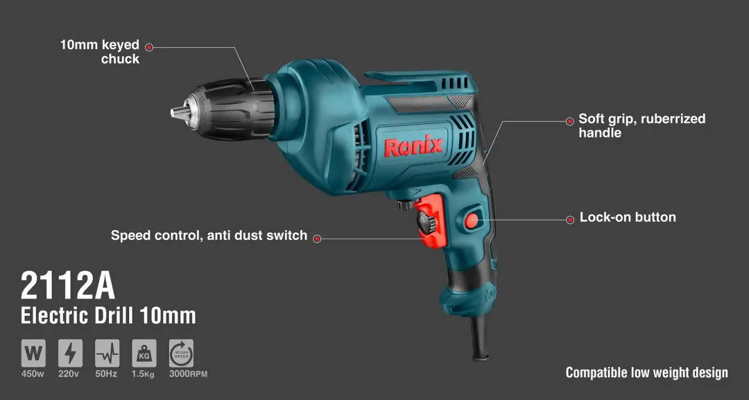 Electric Corded Drill